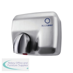 Bluedry Blue Storm Hand Dryer Brushed Stainless Steel HD-BD1004BS
