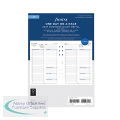 Filofax Refill Day Per Page A5 White 2027 27-68519