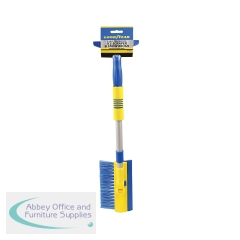 Goodyear 2-in-1 Telescopic Handle Ice Scraper and Snow Brush 905529