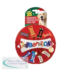 Christmas Chocolate Box Squeaky Dog Toy XMA13509OB