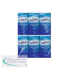 Cushies Ultra Soft Pocket Tissues x6 (Pack of 24) HOM6405