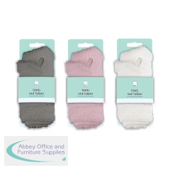 Forever Beautiful Towel Hair Turban Assorted (Pack of 24) PER7905