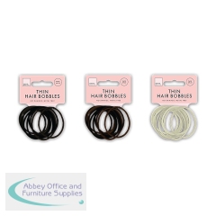 Forever Beautiful Natural Thin Hair Bobbles x20 Assorted (Pack of 48) PER8033