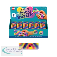 Squeezy Butter 13.5cm Rainbow (Pack of 24) TOY13920OBCDU