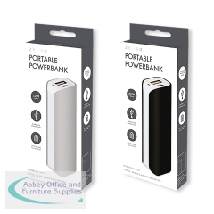 Portable Power Bank 2200mAh Grey/Black (Pack of 12) ELE6217OB