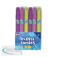 Bubble Swords x3 118ml Assorted (Pack of 12) TOY7869OB
