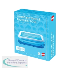 Jumbo Rectangular Paddling Pool 2x1.45x0.46m (Pack of 4) TOY8200OB