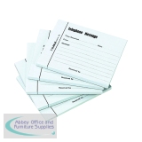 Exacompta Guildhall Telephone Message Pad 100 Sheet 127x102mm Blue (5 Pack) 1571