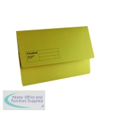Exacompta Guildhall Document Wallet Foolscap Yellow (Pack of 50) GDW1-YLW