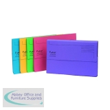 Exacompta Forever  Document Wallet Manilla Foolscap Assorted (25 Pack) 211/5000