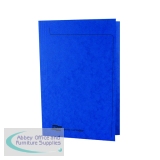 Europa Square Cut Folder 300 micron Foolscap Blue (50 Pack) 4825