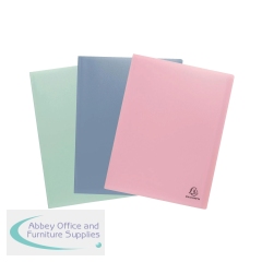 Exacompta Autentik Display Book 20 Pocket PP A4 Assorted 88239E