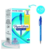 PaperMate FlexGrip Ultra Retractable Ballpoint Pen Blue (Pack of 36) 1910074