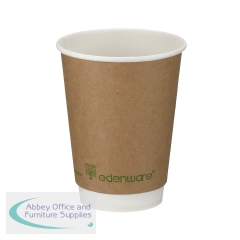 Go-Pak Double Wall Coffee Cup PLA Lined 12oz Kraft (Pack of 500) B04013