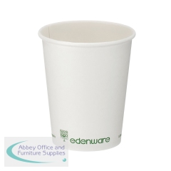 Go-Pak Single Wall Coffee Cup PLA Lined 8oz White (Pack of 1000) B01022