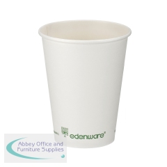 Go-Pak Single Wall Coffee Cup PLA Lined 12oz White (Pack of 1000) B01023