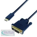 Connekt Gear USB C to DVI-D Connector Cable 2m 26-2994