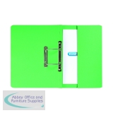 Elba Spring Pocket File Mediumweight Foolscap Green (Pack of 25) 100090147
