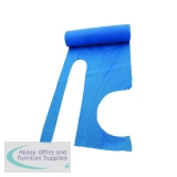 HPC Disposable Aprons on a Roll Longer Length 16 Micron 27x46in Blue (Pack of 1000) A14B/R