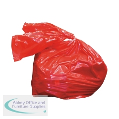Polyco Laundry Soluble Strip Bag 80 Litre Red (Pack of 200) RSB/4