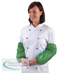 Shield Polythene Oversleeves Latex Free One Size Green (Pack of 100) DA01-G