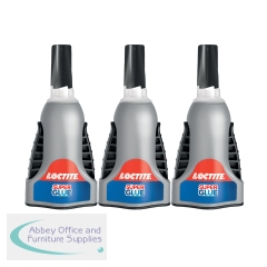 Loctite Original Super Glue Control Liquid 4g 3 for 2