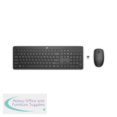 HP 235 Wireless Mouse and Keyboard Set Black 1Y4D0UT#ABU
