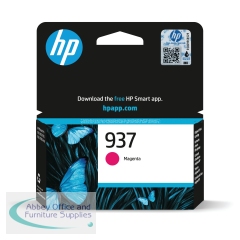 HP 937 Original Ink Cartridge Magenta 4S6W3NE