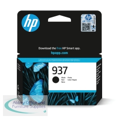HP 937 Original Ink Cartridge Black 4S6W5NE