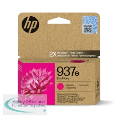HP 937E EvoMore Original Ink Cartridge High Yield Magenta 4S6W7NE