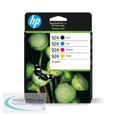 HP 924 Original Ink Cartridge CMYK 4-pack 6C3Z1NE