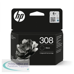 HP 308 Original Ink Cartridge EU Black 7FP21UE
