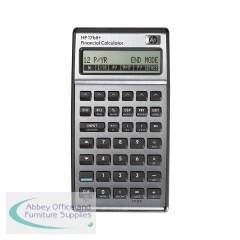 HP 17BII 2 Line Financial Calculator Silver HP-17BII