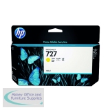 HP 727 DesignJet Ink Cartridge 130ml Yellow B3P21A