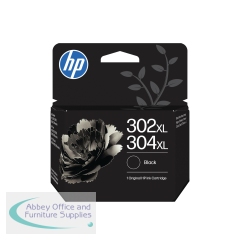HP 302XL/304XL Original  Ink Cartridge High Yield Black B7RT9AE