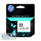 HP 22 Ink Cartridge 5ml Tri-Color CMY C9352AE