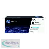 HP 30X High Yield Black LaserJet Toner Cartridge CF230X