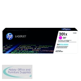 HP 201X LaserJet Toner Cartridge High Yield Magenta CF403X