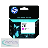 HP 711 DesignJet Ink Cartridge Magenta CZ131A