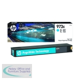 HP 973X Cyan PageWide Inkjet Cartridge High Yield F6T81AE