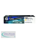 HP 981X PageWide HY Ink Yellow Cartridge L0R11A