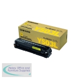 Samsung CLT-Y503L Toner Cartridge High Yield Yellow SU491A