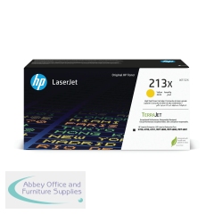 HP 213X Original LaserJet Toner Cartridge High Yield Yellow W2132X