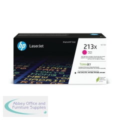 HP 213X Original LaserJet Toner Cartridge High Yield Magenta W2133X