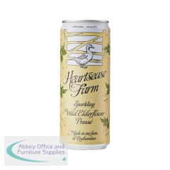 Heartsease Farm Sparkling Elderflower 330ml (Pack of 12) C-HF3SPEL/12