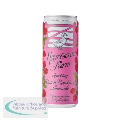 Heartsease Farm Sparkling Raspberry Lemonade 330ml (Pack of 12) C-HF3SPRL/12