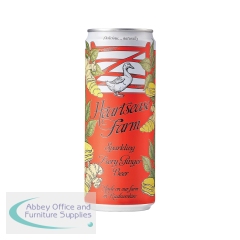 Heartsease Farm Sparkling Ginger Beer 330ml (Pack of 12) C-HF3SPGB/12