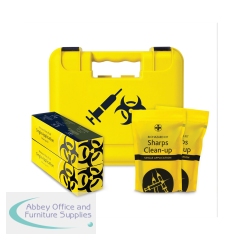 Reliance Medical Biohazard Kit Combination Clean-Up 4 Application Titan Box Medium Yellow 2718