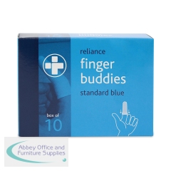 Reliance Medical Finger Buddies Standard Blue (Pack of 10) 495
