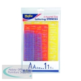 Helix Lettering Stencil Set of 4 Assorted Sizes (5 Pack) H40891